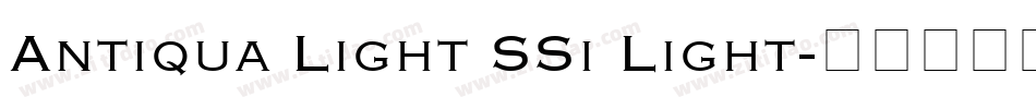 Antiqua Light SSi Light字体转换